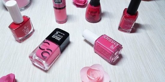 Nagellack – 6 Marken, 1 Farbton: Pink