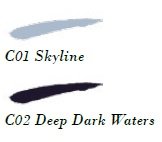 Swatch Bild - Liquid Liner - C01 Skyline + C02 Deep Dark Waters