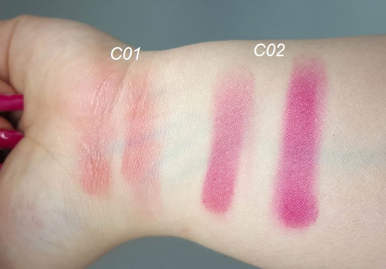 Swatch Blushes C01 und C02 Catrice