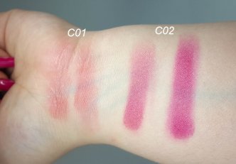 Swatch Blushes C01 und C02 Swatch Blushes C01 und C02 Catrice