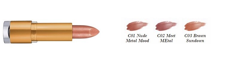 Catrice soleil d’ete Metalip Colour Catrice soleil d'ete Metalip Colour C01 C02 C03