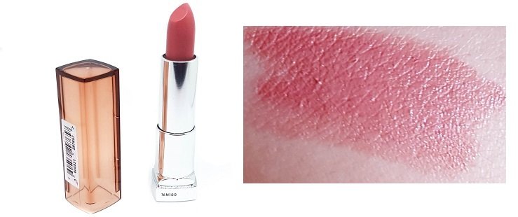 Maybelline New York Make-Up Lippenstift Color Sensational Blush Nudes Lipstick Pink Fling