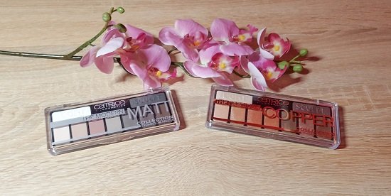 The Precious Copper Collection & The Modern Matt Collection Catrice Lidschatten Paletten