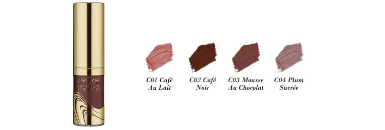 Catrice Blessing Browns Matt Lip Cream Catrice Blessing Browns Matt Lip Cream 4 Farben
