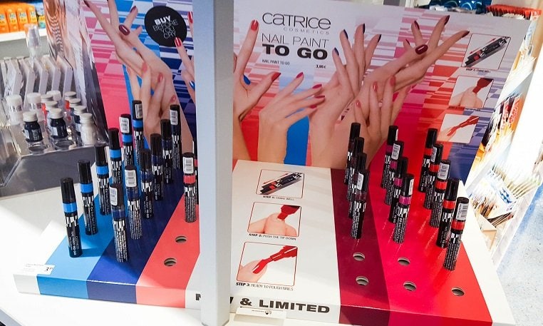 Nail Paint To Go Catrice limited Edition Aufsteller dm Nail Paint To Go Catrice limited Edition Aufsteller dm