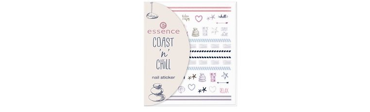 essence coast 'n' chill nail sticker