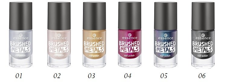 essence brushed metals nail polish essence brushed metals nail polish verschiedene Farben