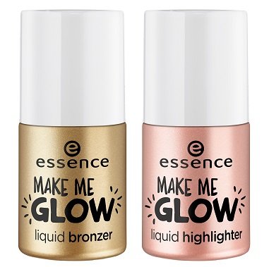 essence make me glow liquid highlighter & bronzer