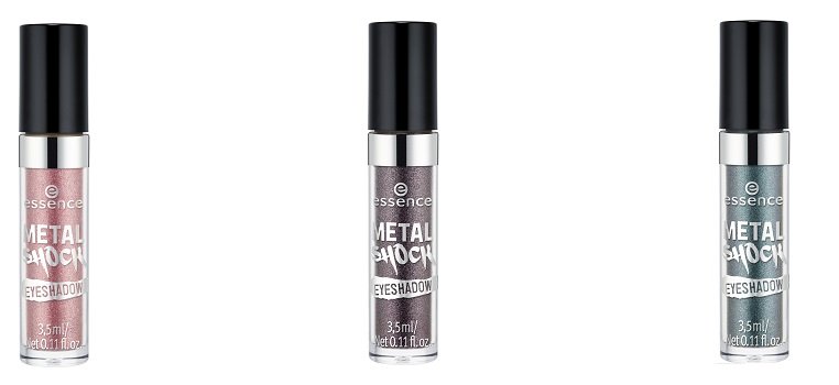 essence metal shock eyeshadow 02 essence metal shock eyeshadow 01, 02 03 limited Edition awesoMETALLICS