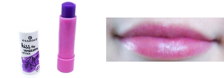 kiss the unicorn Lipstick essence mit Swatch