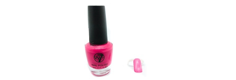 Nail Polish w7 mit Swatch 79 Hot Pink