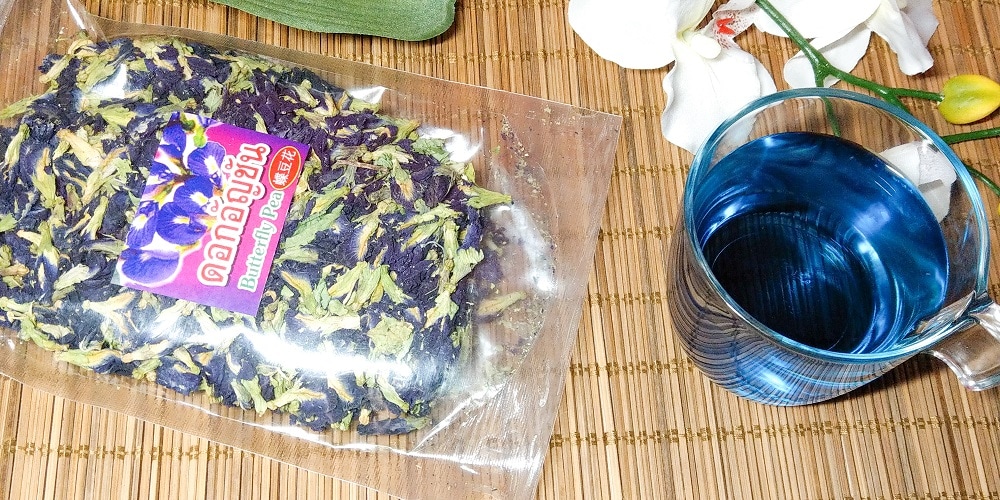 Thailand butterfly Pea Tea auch blauer Tee