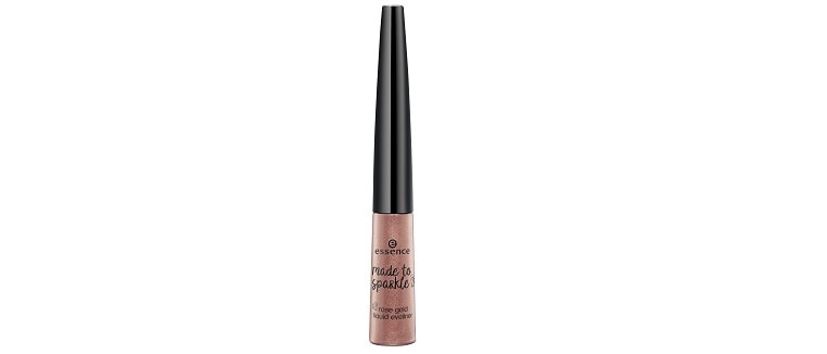 essence limited Edition made to sparkle Rosé Gold Liquid Eyeliner essence limited Edition made to sparkle Rosé Gold Liquid Eyeliner