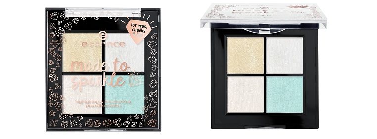 essence limited Edition Made To Sparkle HightlightingAndTransforming Prismatic Palette offen und zu