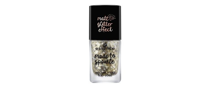 essence limited Edition made to sparkle sequin matt top coat