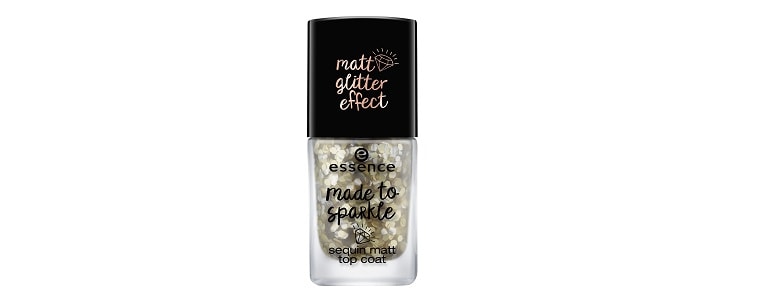 essence limited Edition made to sparkle sequin matt top coat essence limited Edition made to sparkle sequin matt top coat