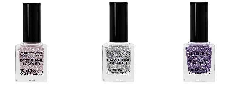 Catrice limited Edition Dazzle Bomb Dazzle Nail Lacquer C01 C02 C03