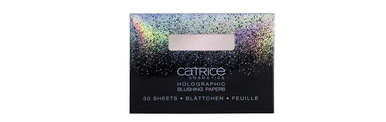 Catrice limited Edition Dazzle Bomb Holographic Blushing Papers