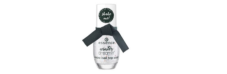 essence limited Edition Winter Dreamin snow ball top coat