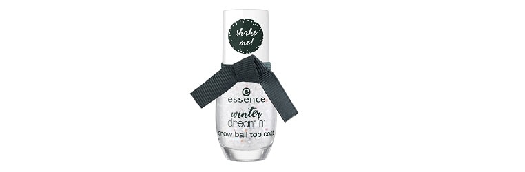 essence limited Edition Winter Dreamin snow ball top coat essence limited Edition Winter Dreamin snow ball top coat