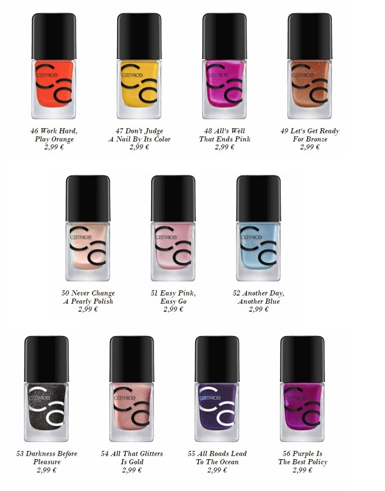 Catrice ICONails Gel Lacquer Catrice ICONails Gel Lacquer