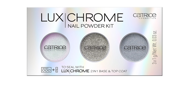 Catrice LuxChrome Nail Powder Kit 01