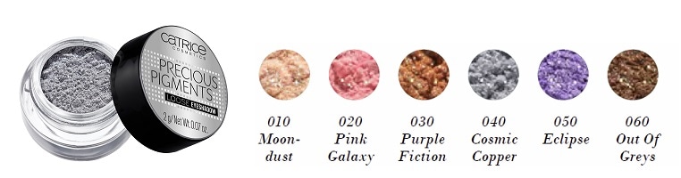 Catrice Precious Pigments Loose Eyeshadow Catrice Precious Pigments Loose Eyeshadow 010 020 030 040 050 060
