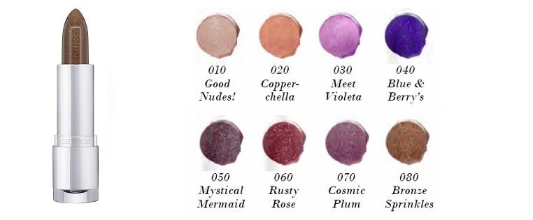 Catrice Prisma Chrome Lipstick Catrice Prisma Chrome Lipstick 010 020 030 040 050 060 070 080