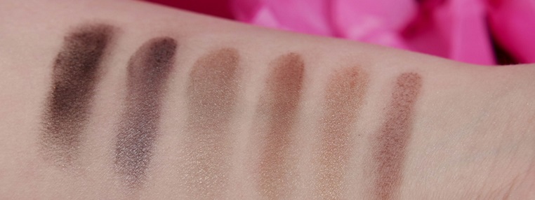 essence limited Edition winter dreamin' Lidschatten Palette Swatches Arm zweiter Teil