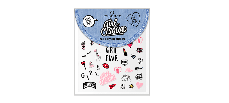 essence girl squad nail & styling stickers 01 essence girl squad nail & styling stickers 01