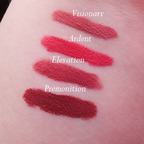 Swatches Revolution Pro Supreme Matte Lip Pigments