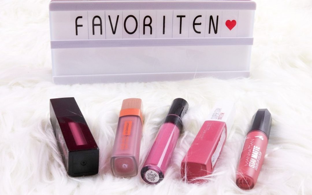 Liquid Lipstick: Meine 5 Favoriten aus 2018