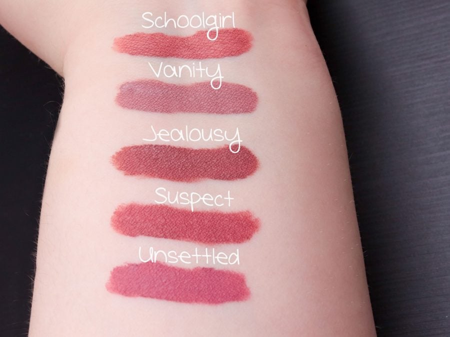 Swatches Morphe Liquid Lipsticks