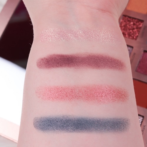 Revolution Pro New Neutrals Blushed Lidschattenpalette Swatches