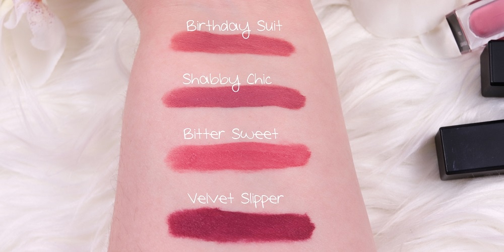 Sleek Matte Me Liquid Lipstick Swatches