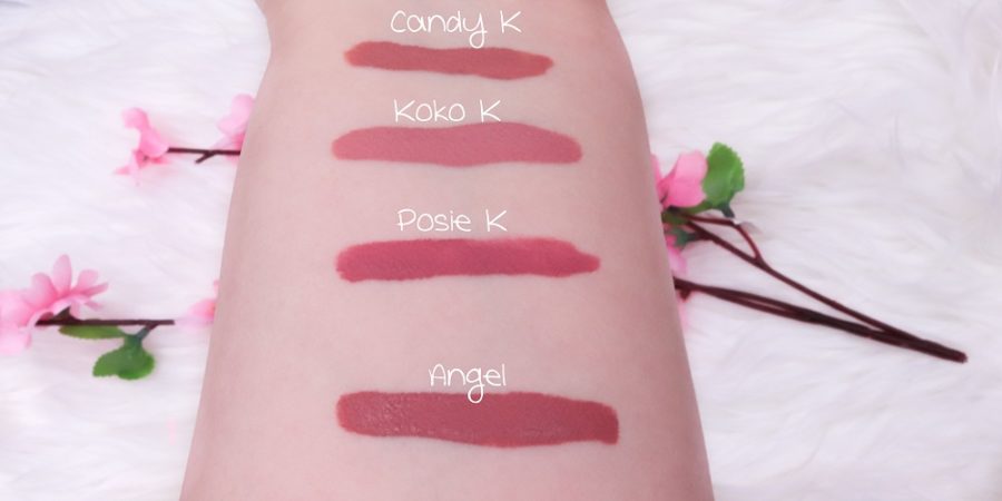 Swatches Kylie Cosmetics Liquid Lipsticks