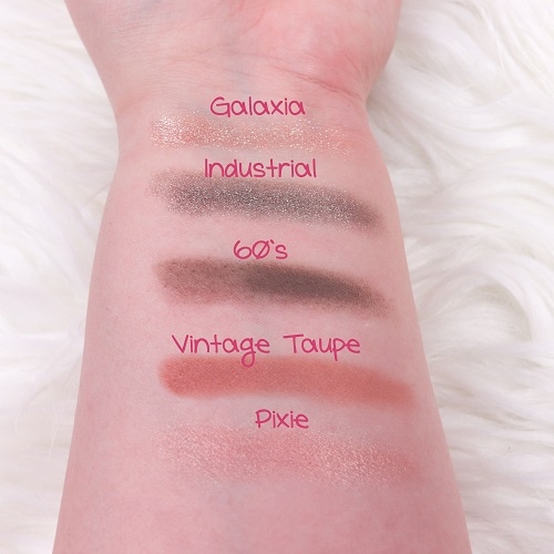 Natasha Denona Mini Retro Palette Swatches