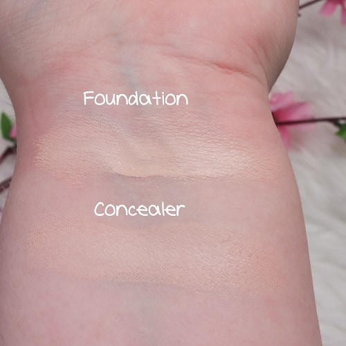 XX Revolution Skin Glow Fauxxdation & ConcealXX Super Fix Concealer Swatches