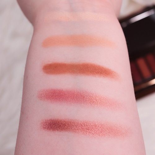 charming mocha eyeshadow palette eveline cosmetics swatches