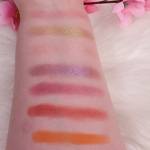 Too Faced Pumpkin Swatches