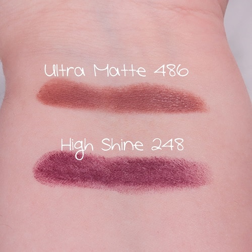 trend IT UP High Shine & Ultra Matte Lipstick Swatches