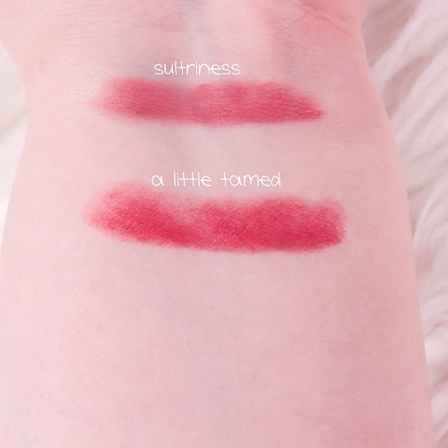 MAC Cosmetics Powder Kiss Lipstick Swatches